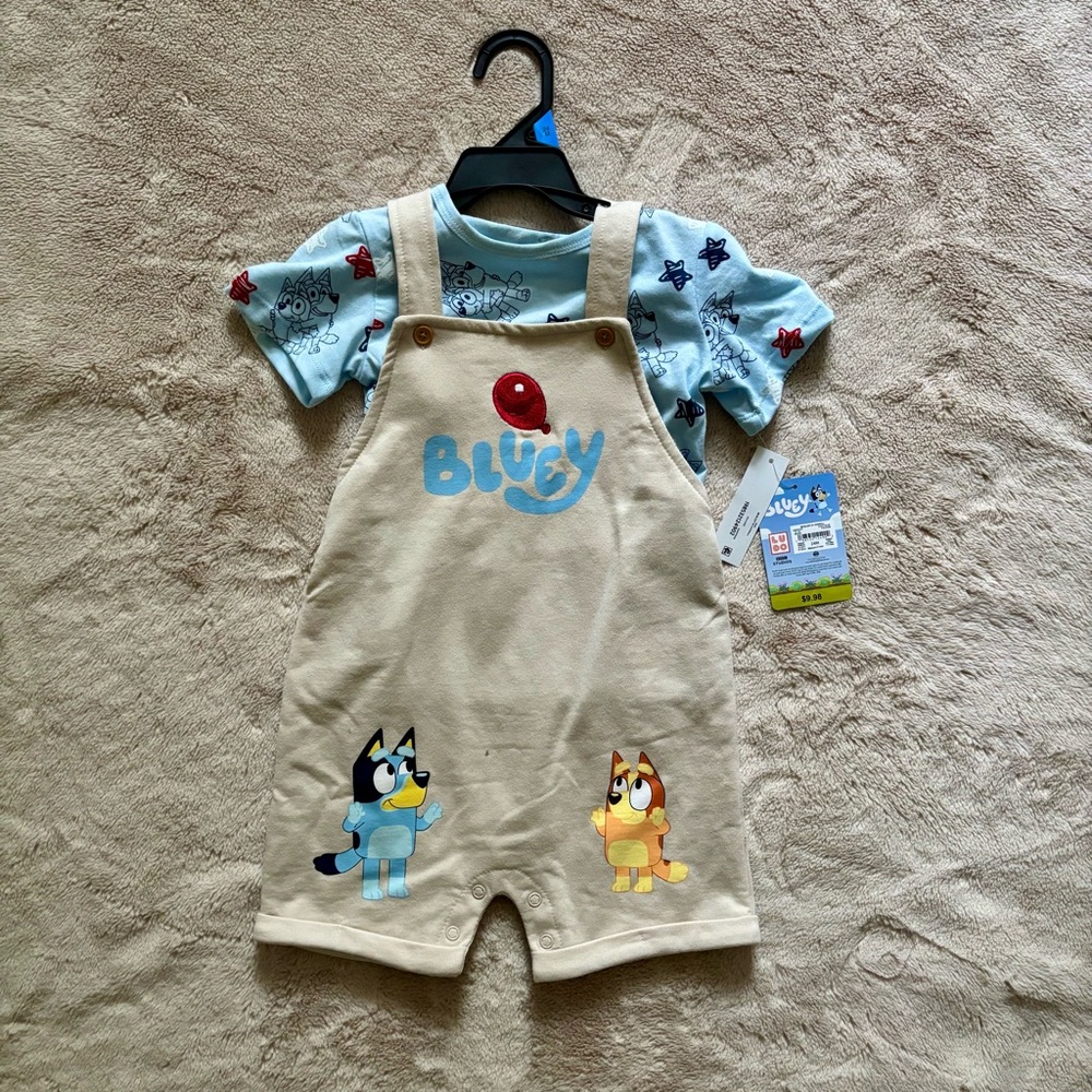 Bluey Keepy Uppy 24mo Short Sleeve Set